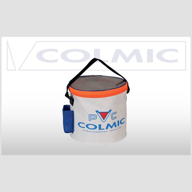 Seau PVC Colmic Moby 150 - Avec Corde - Refermable - 15x5xh.15cm - Neuf